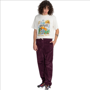 NWT Element Chillin Corduroy Winetasting - Relax Fit Pants In Burgundy Size S